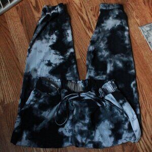 One (by Chapter One) Tie Dye Print Drawstring Pant